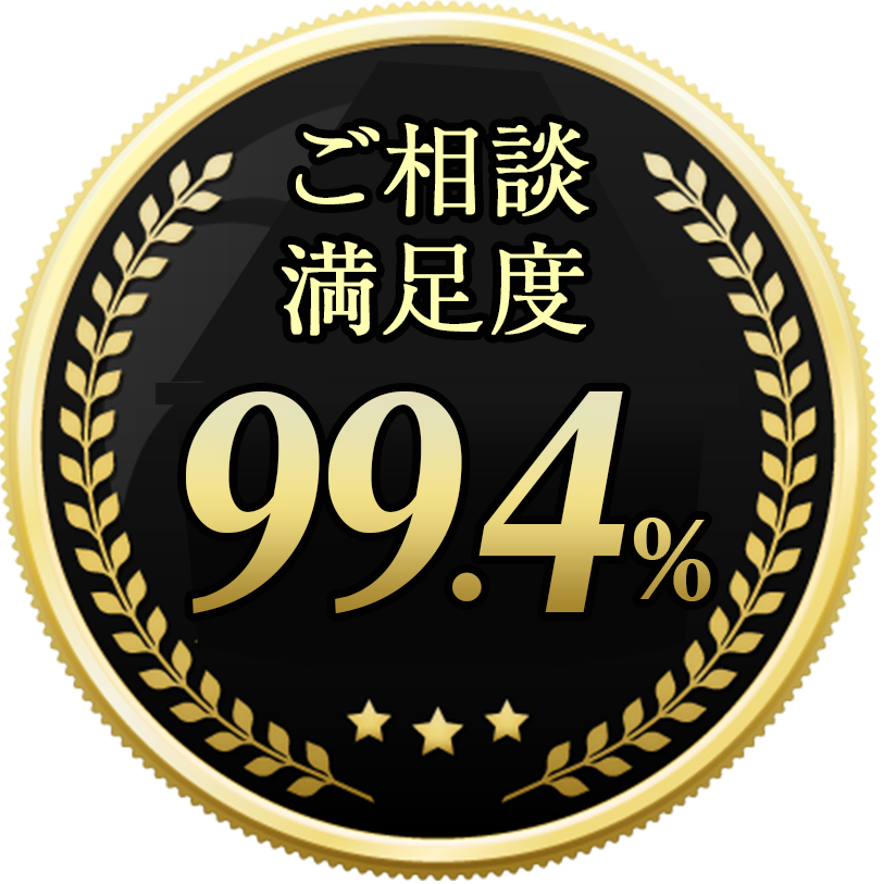 ご相談満足度 99.4%